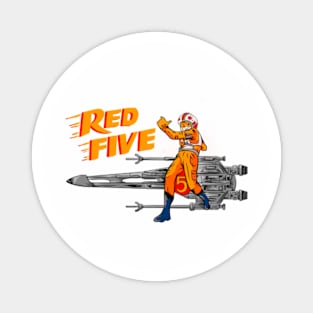 Red five Magnet